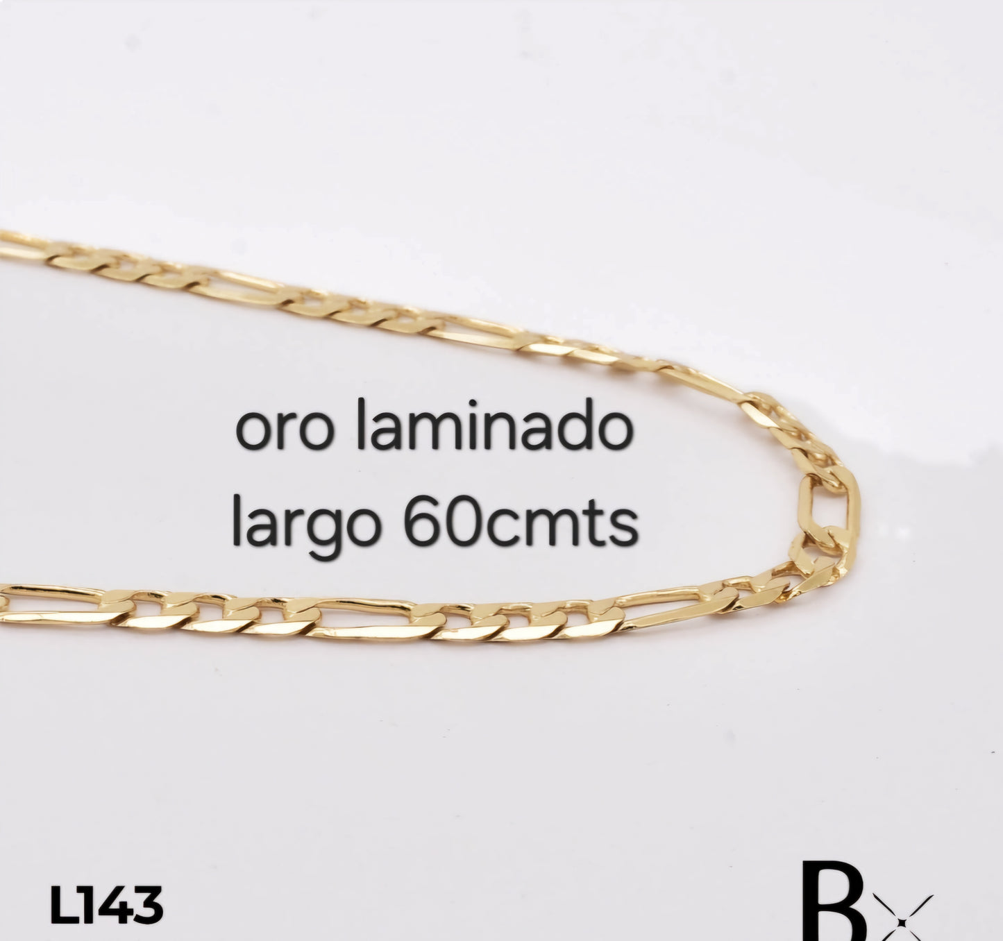 Cadena en oro laminado L143