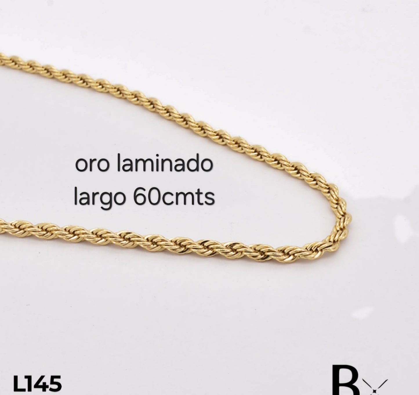 Cadena en oro laminado L145