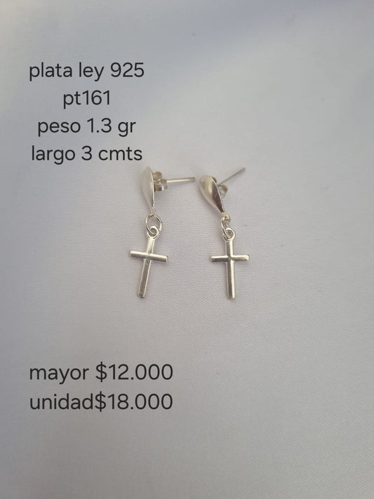 Pt 161 Arete En Plata ley 925 Precio Mayorista