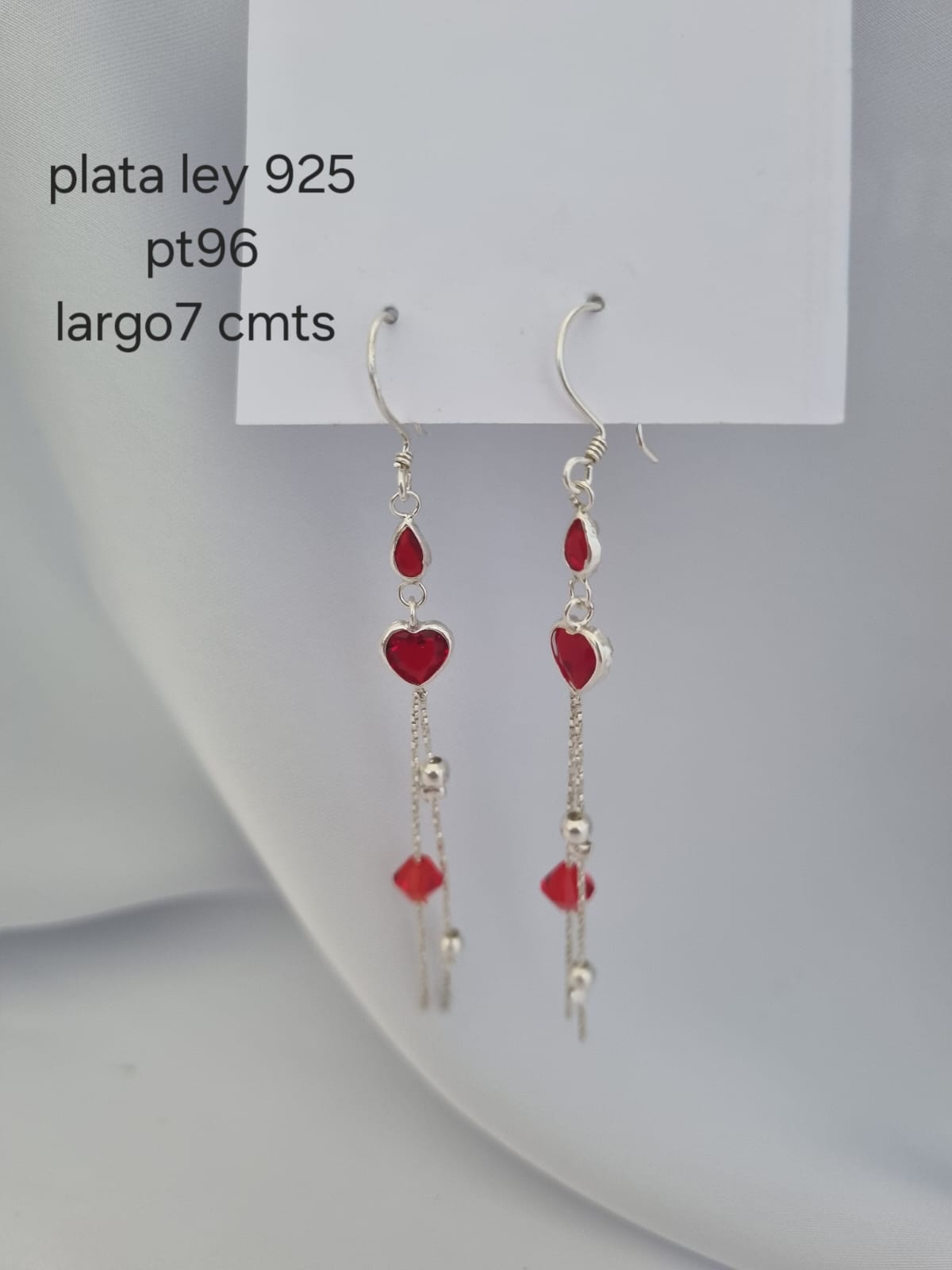 Pt 96 Aretes en plata ley 925 precio mayorista