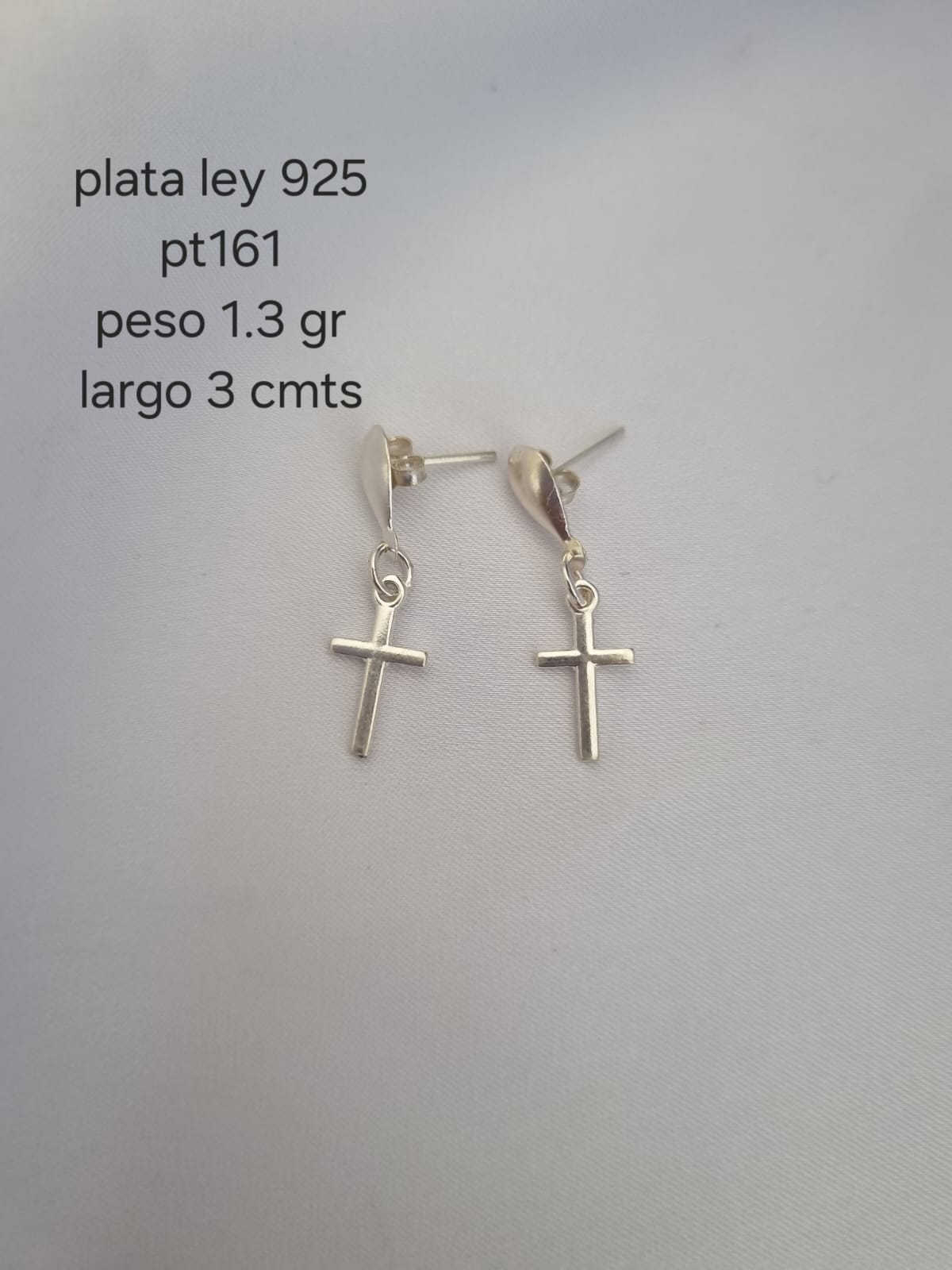 Pt 161 Arete En Plata ley 925 Precio Mayorista